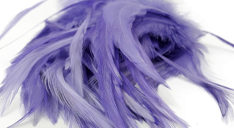 Creative Angler Saddle Hackle Fly Tying Materials - Natural Feathers for Wet Flies, Rooster Feathers, Hair Feathers for Crafts, Fly Tying Kit - Small Feathers Combo Pack of Steelhead Colored Feathers - Image 3